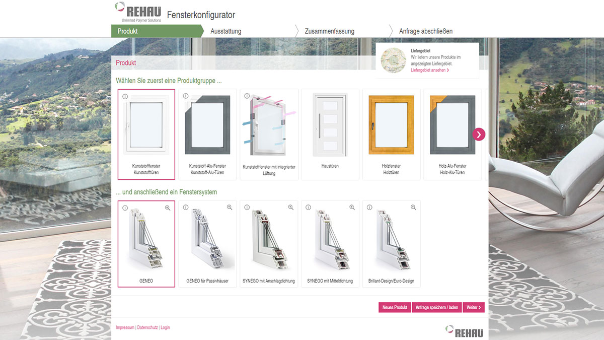 REHAU Fensterkonfigurator